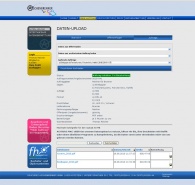 Datenupload und Druckauftragsverwaltung